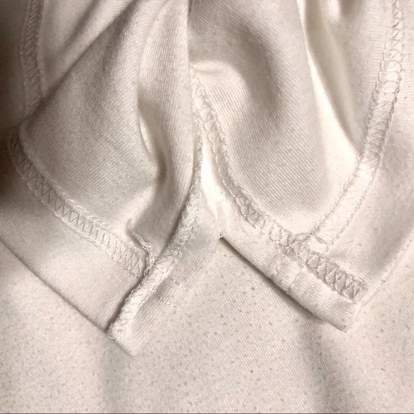 Bobby Brooks vintage white embroidered flowers neckline shortsleeved top size L - Picture 6 of 8